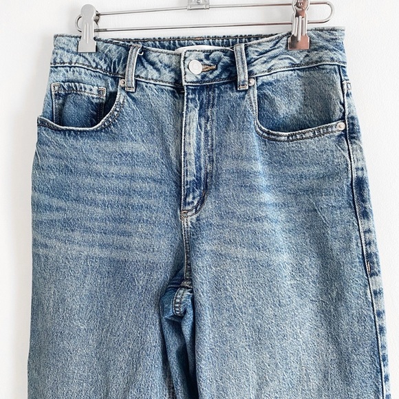 Dynamite Heidi Wide Leg Jeans, Medium Wash, Size 26 - Picture 3 of 16